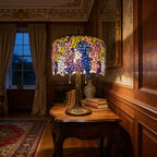 Tiffany Table Lamp - Wisteria Nightfall 14" My Store