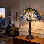Tiffany Table Lamp - Blue Blossom 16" My Store