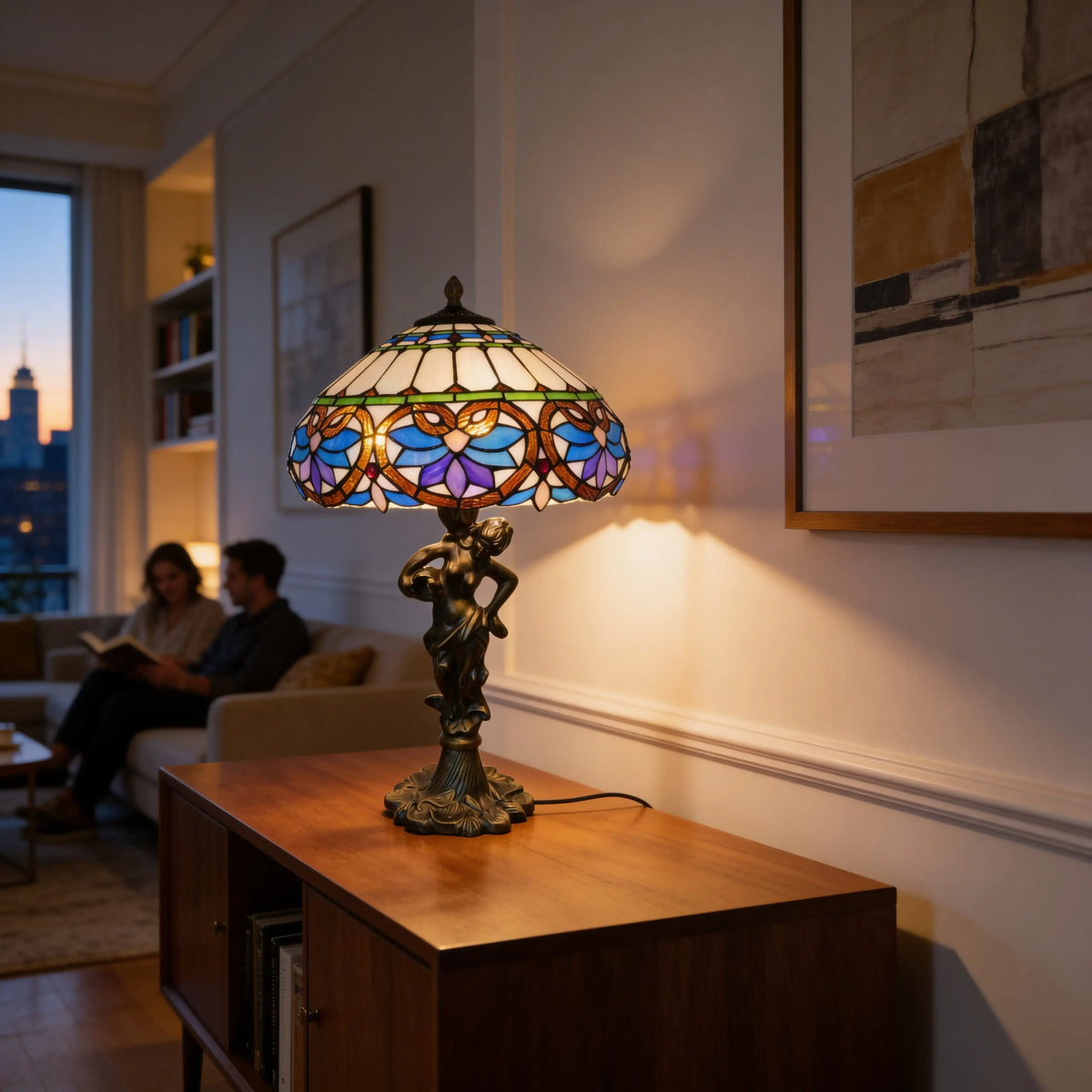 Tiffany Table Lamp - Celeste Aurelia 16" My Store