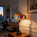 Tiffany Table Lamp - Petal Muse 18" My Store