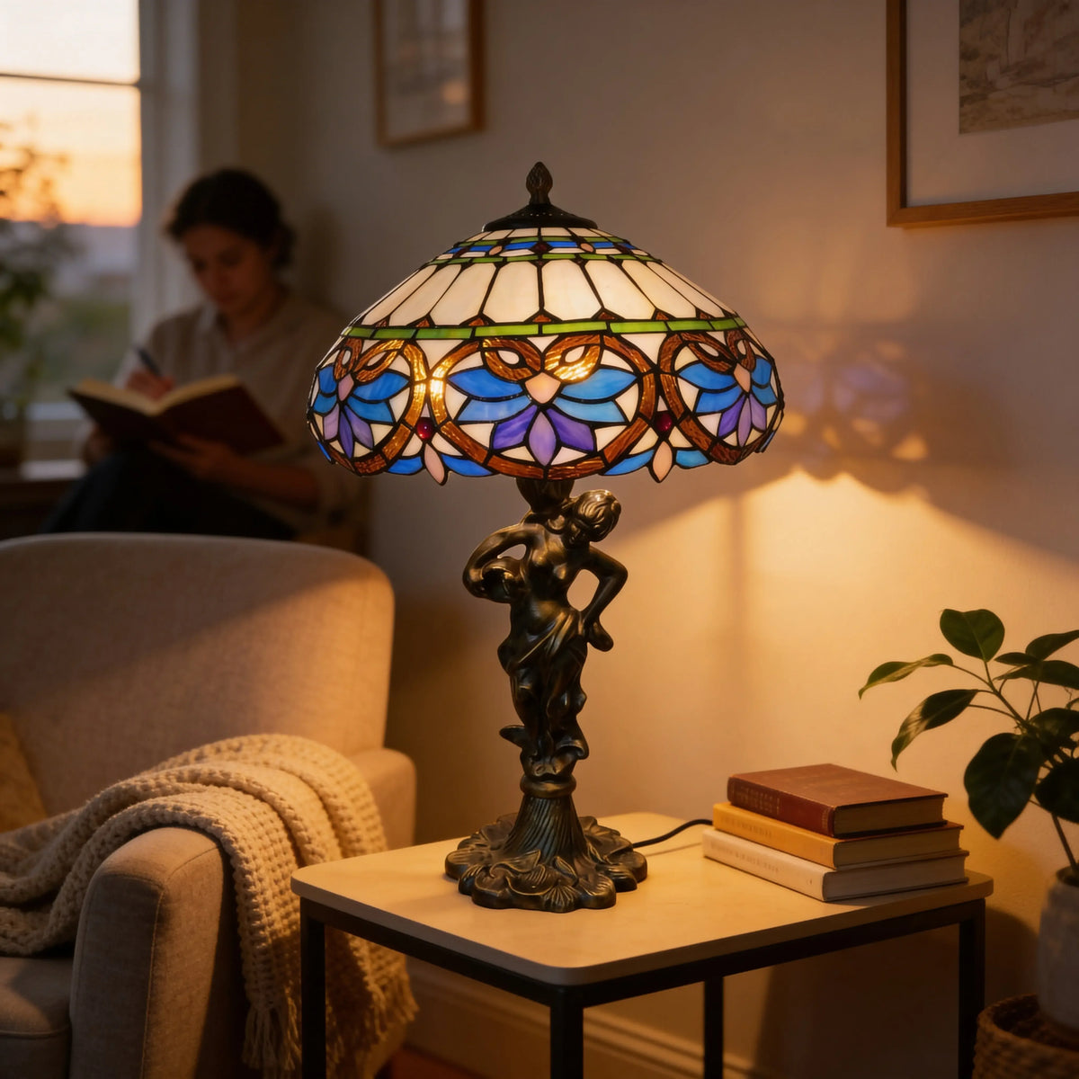 Tiffany Table Lamp - Celeste Aurelia 16" My Store