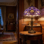 Tiffany Table Lamp - Amethyst 16" My Store