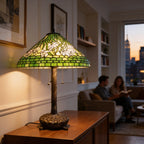 Tiffany Table Lamp - Verdant Lilyglow 20" My Store