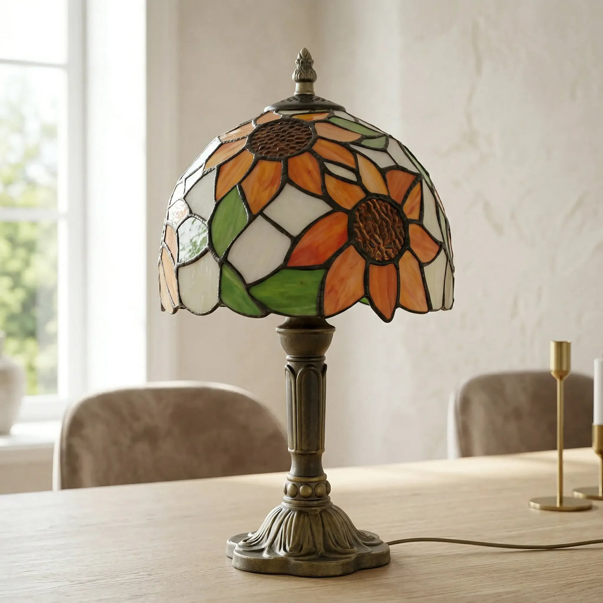 Tiffany Table Lamp - Sunflower 8" My Store