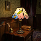 Tiffany Table Lamp - Square Rose 6" My Store
