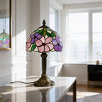 Tiffany Table Lamp - Four Flowers 8" My Store