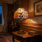 Tiffany Table Lamp - Two-tone Rose 8" My Store