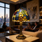 Tiffany Table Lamp - Grape 8" My Store
