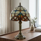Tiffany Table Lamp - Beige Baroque 8" My Store