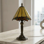 Tiffany Table Lamp - Off-White Beads 8" My Store