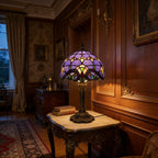 Tiffany Table Lamp - Purple Baroque 8" My Store
