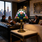 Tiffany Table Lamp - Peacock 8" My Store