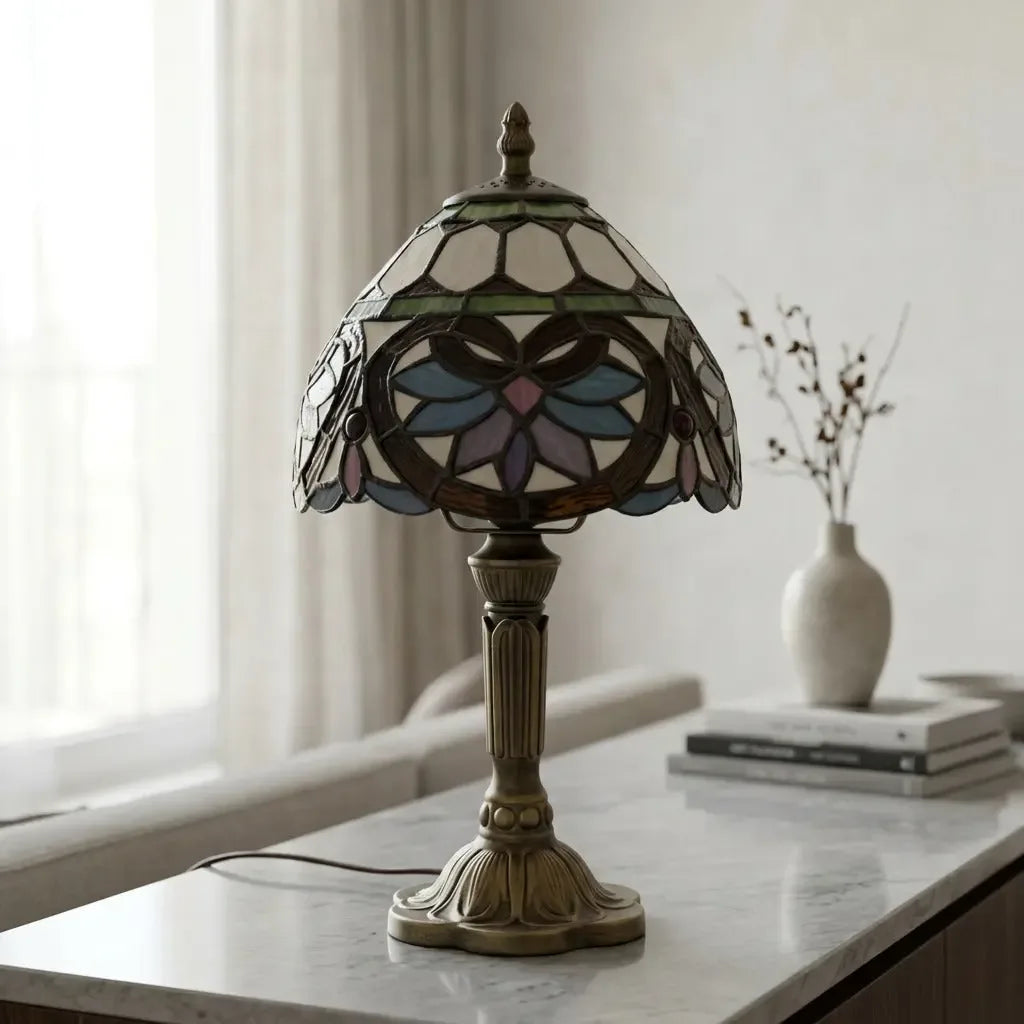 Tiffany Table Lamp - Lotus 7.5" My Store