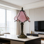 Tiffany Table Lamp - Pink Lotus 8" My Store